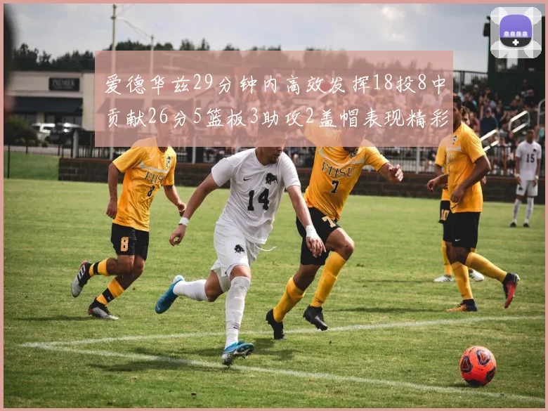爱德华兹29分钟内高效发挥18投8中贡献26分5篮板3助攻2盖帽表现精彩但犯规频繁影响比赛乐趣